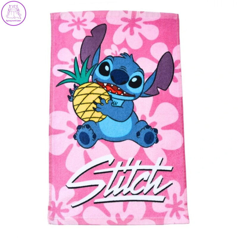 Carbotex Dětský ručník Lilo a Stitch Mazlík Ananas 30x50 cm