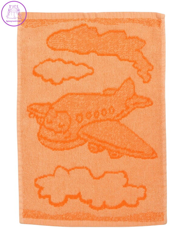 Profod Dětský ručník Plane orange 30x50 cm