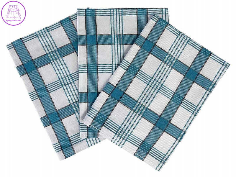 Svitap Utěrka Extra savá 50x70 cm Káro modré 3 ks