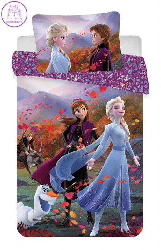 Jerry Fabrics Disney povlečení do postýlky Frozen 2 Wind baby 100x135, 40x60 cm