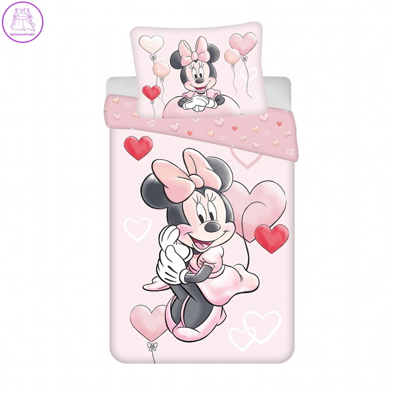 Jerry Fabrics Povlečení Minnie Balloon 02 140x200, 70x90 cm
