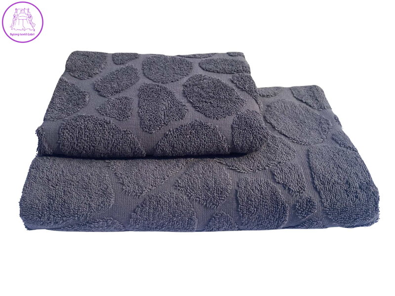 PEMITEX Ručník Kámen tmavě šedý 50x90 cm