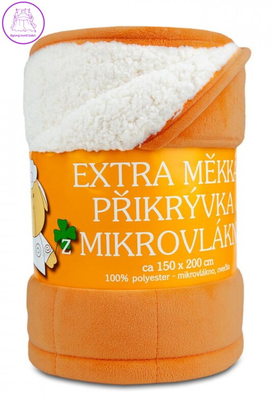 Svitap Deka mikrovlákno Ovce prošev rezavá 150x200 cm
