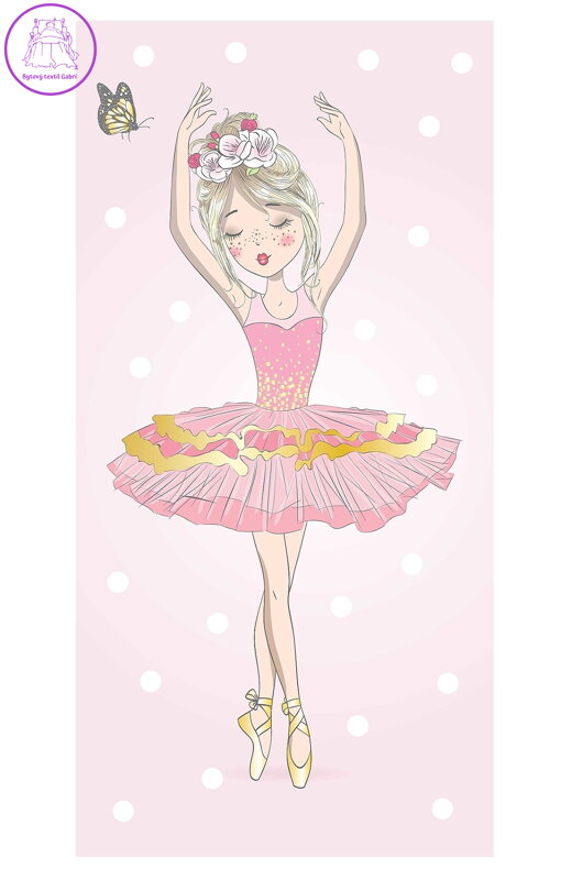 Jerry Fabrics Osuška Balerína 70x140 cm