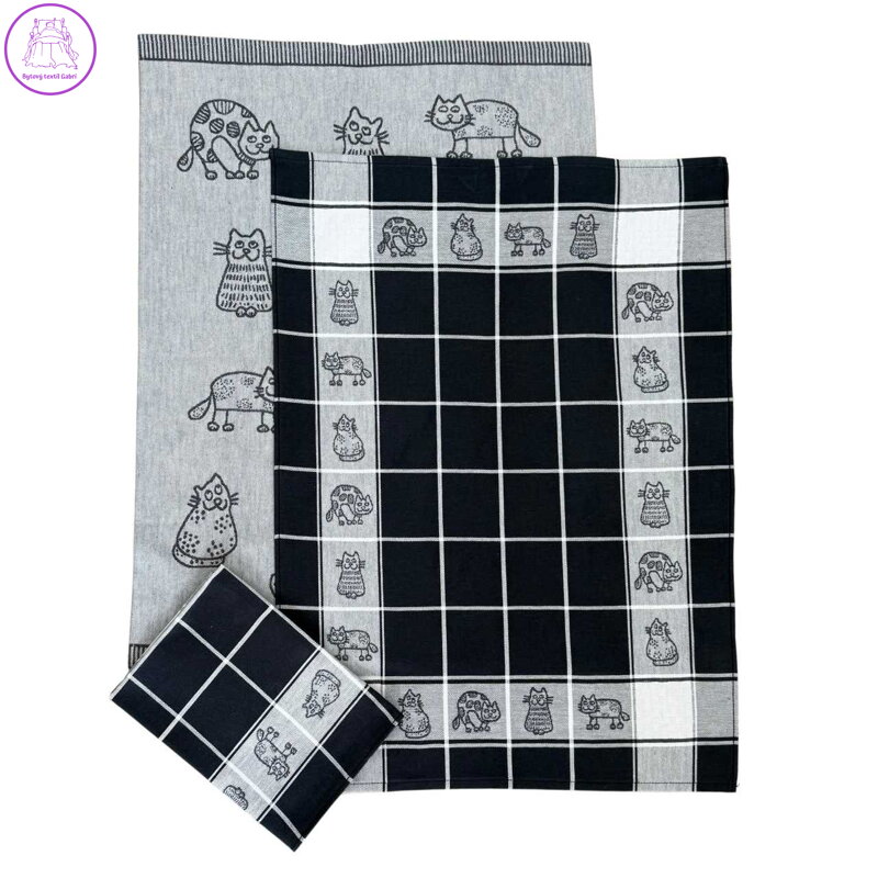 Svitap Utěrka Extra savá 50x70 cm Kočky 3 ks