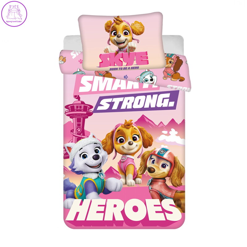 Jerry Fabrics Povlečení do postýlky Paw Patrol 558 baby 100x135, 40x60 cm