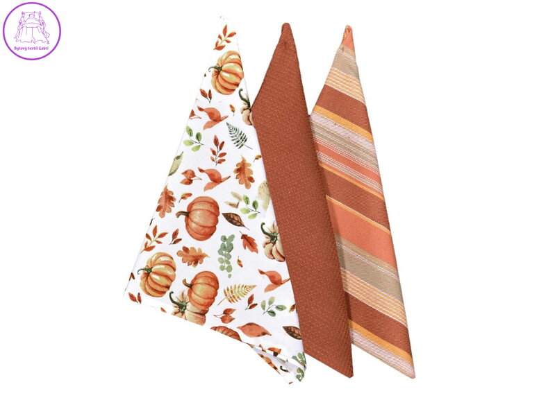 Forbyt Utěrky Malé dýně 25397 45x70 cm 3 ks