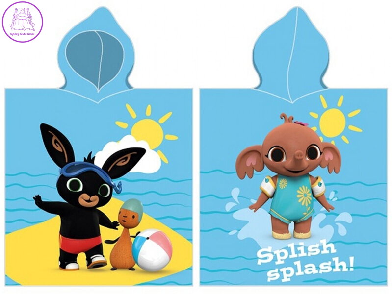 Carbotex Pončo Zajíček Bing Prázdniny u moře 55x110 cm