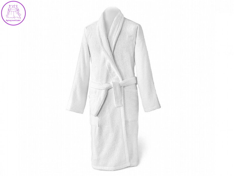 Jerry Fabrics Froté župan Jerry bílá velikost XL