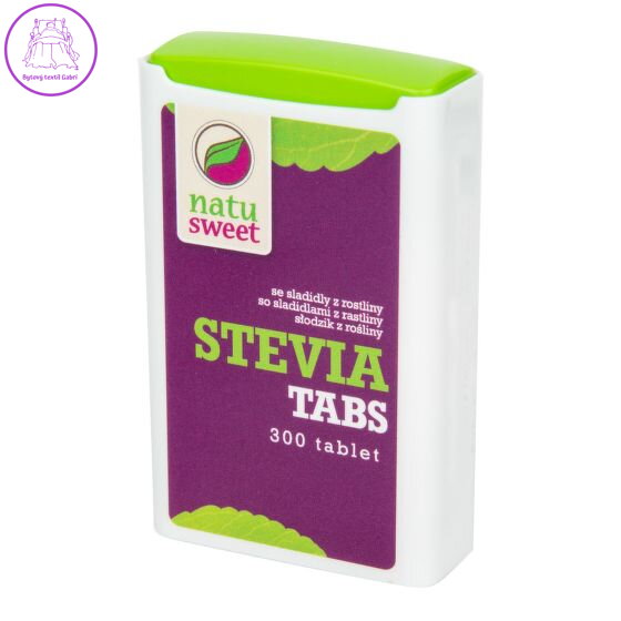 Natusweet Stevia tablety v zásobníku 300 tbl. 18g