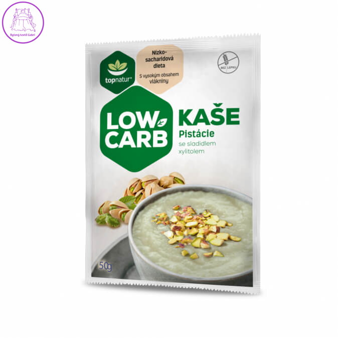 Topnatur Low carb kaše pistáciová se sladidlem 50 g