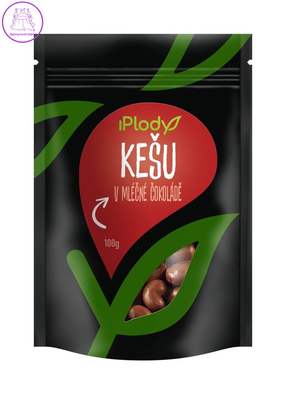 iPlody Kešu v mléčné čokoládě 100 g