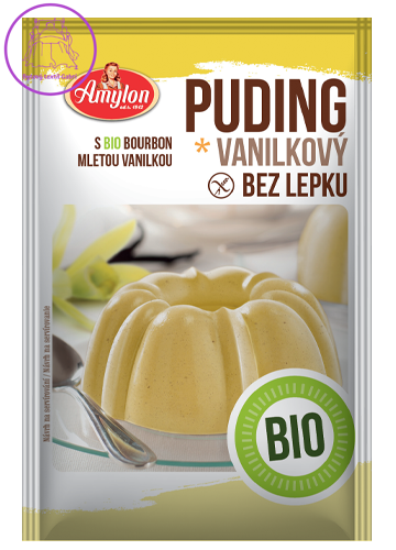 Amylon Puding vanilkový bezlepkový BIO 40 g