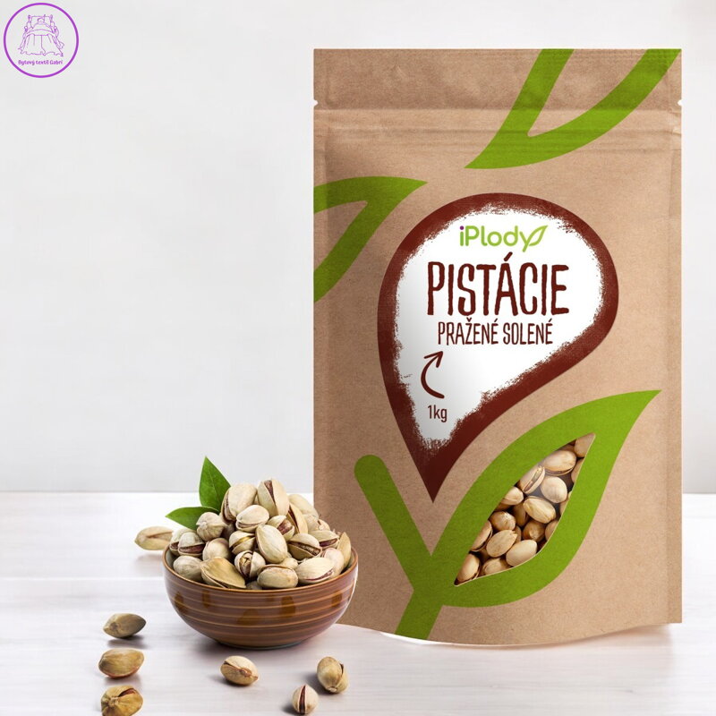 iPlody Pistácie pražené, solené JUMBO 1kg