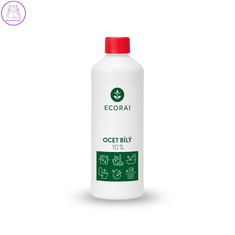 Ecorai Ocet bílý 10 % na úklid - láhev 1 l