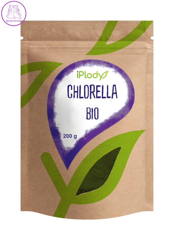 iPlody Chlorella prášek BIO 200 g iPlody Chlorella prášek BIO 200 g