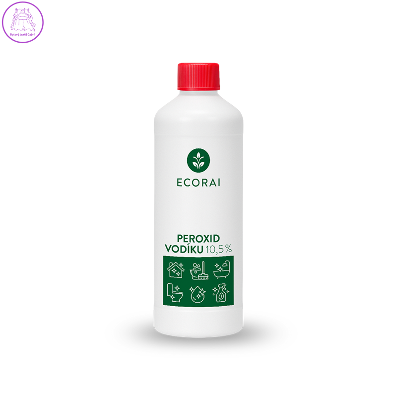 Ecorai Peroxid vodíku 10,5 % na úklid - láhev 1 l