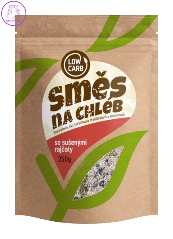 iPlody Low carb směs na chléb se sušenými rajčaty 250 g
