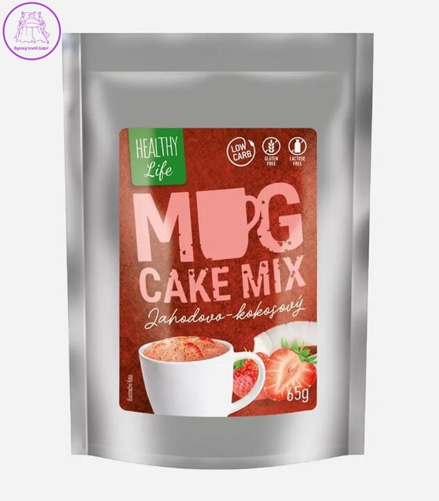 iPlody Mug cake jahodovo-kokosový Low carb 65g