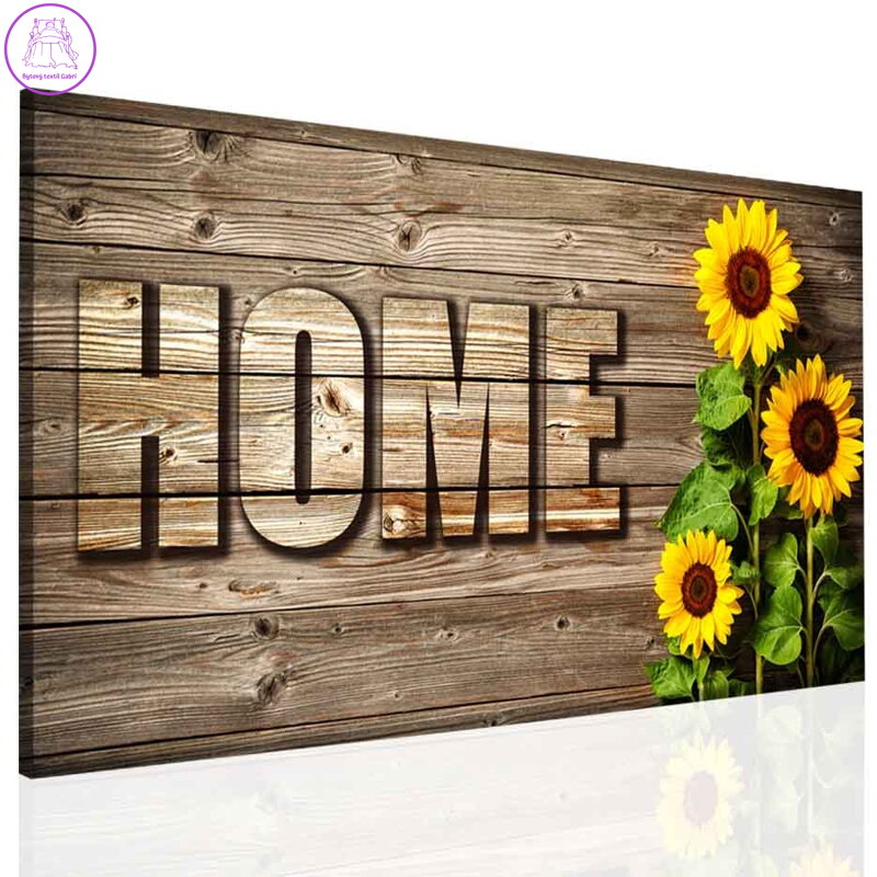 Obraz na stěnu HOME slunečnice
