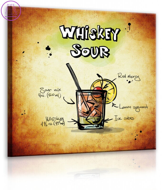 Obraz cedule Whiskey Sour