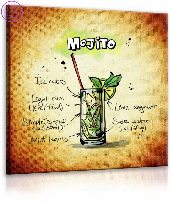 Obraz cedule Mojito