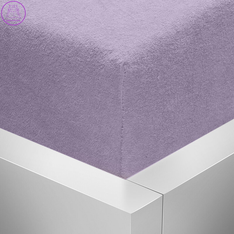Froté napínací prostěradlo Stanex - světle fialové, 140 x 200