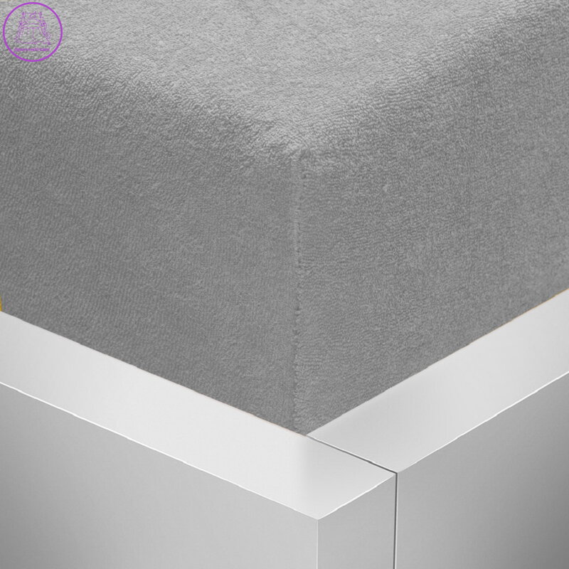 Froté napínací prostěradlo Stanex - světle šedé, 140 x 200