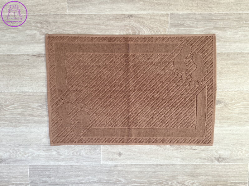 Froté koupelnová předložka Stanex - MEXICO 50 x 70 HNĚDÁ