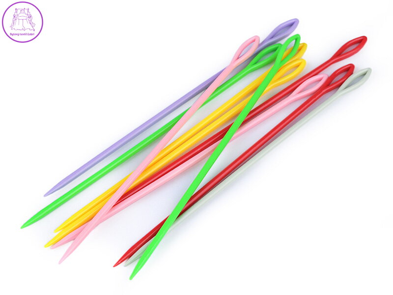 Plastové jehly délka 15 cm tupé Plastové jehly délka 15 cm tupé