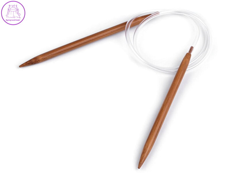 Kruhové jehlice bambusové č. 3; 3,5; 4; 4,5; 5; 5,5; 6; 6,5; 7; 8