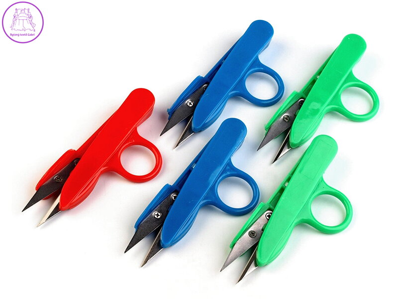 Nůžky cvakačky délka 12 cm s plastovou rukojetí Nůžky cvakačky délka 12 cm s plastovou rukojetí