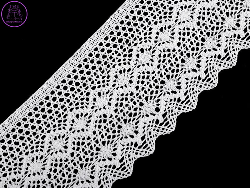 Bavlněná krajka paličkovaná šíře 10,5 cm