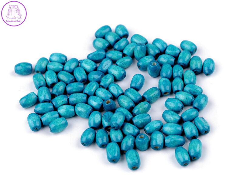 Dřevěné korálky oliva 5x8 mm