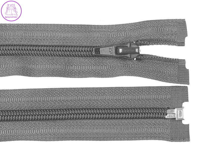 Spirálový zip šíře 5 mm délka 45 cm bundový POL