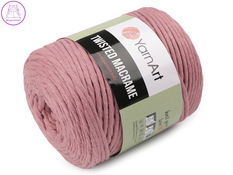 Pletací příze Twisted Macrame 500 g Pletací příze Twisted Macrame 500 g
