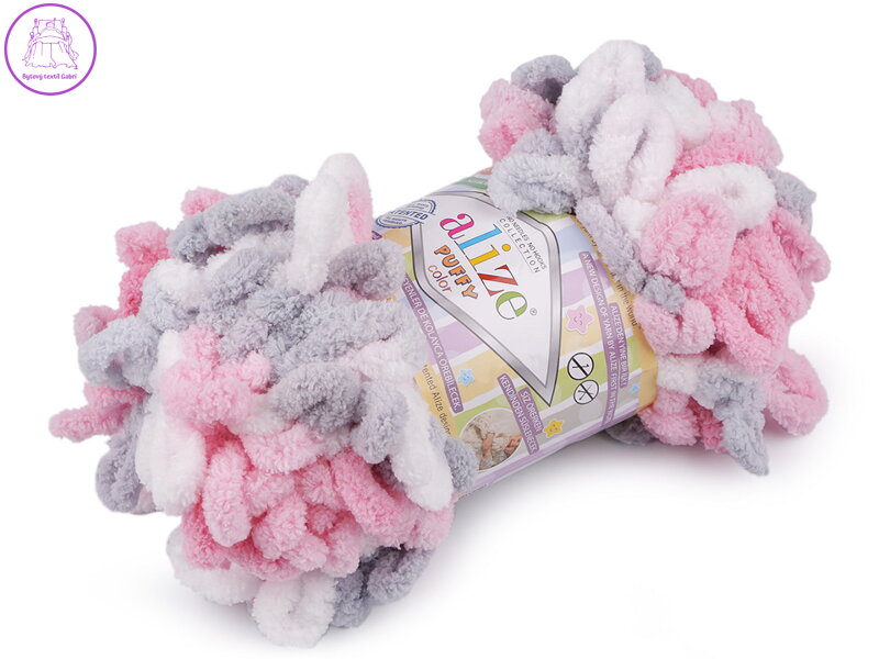 Pletací příze Alize Puffy color 100 g Pletací příze Alize Puffy color 100 g