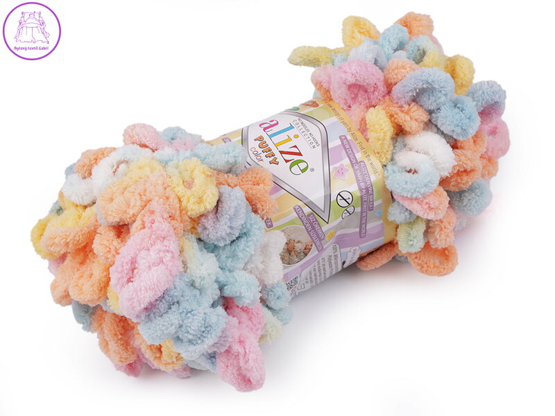 Pletací příze Alize Puffy color 100 g Pletací příze Alize Puffy color 100 g