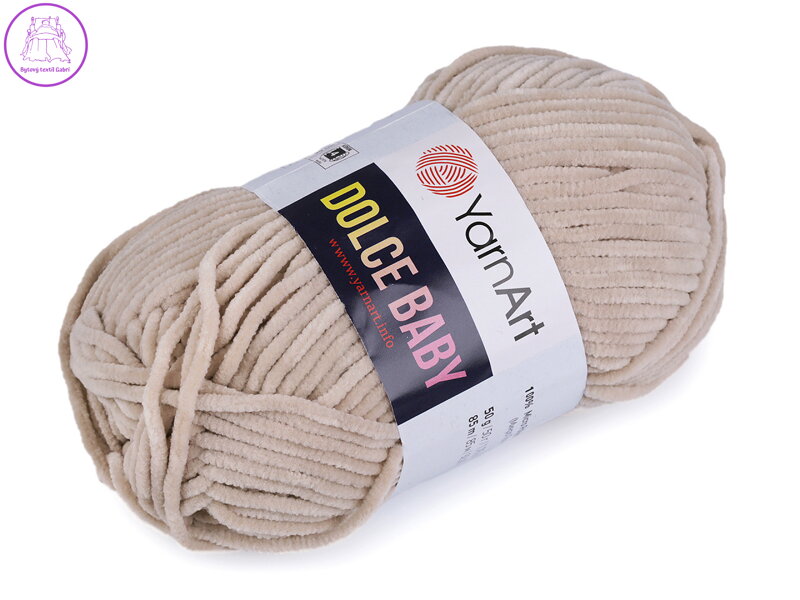 Pletací žinylková příze Dolce Baby 50 g