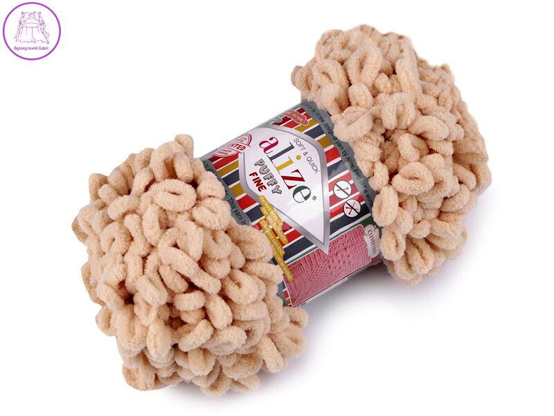 Pletací příze Alize Puffy Fine 100 g Pletací příze Alize Puffy Fine 100 g