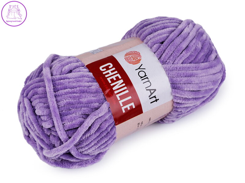 Pletací žinylková příze Chenille 100 g