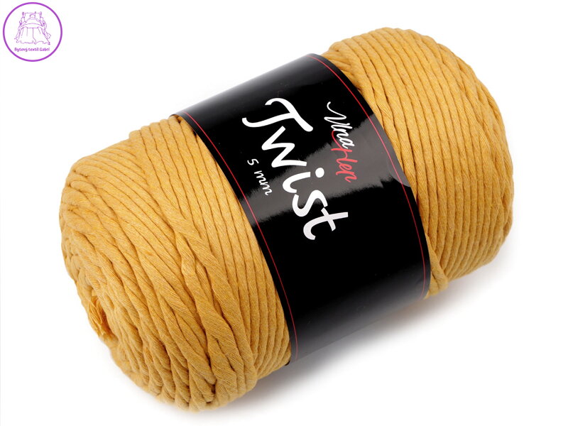Bavlněná pletací příze Twist 500 g Bavlněná pletací příze Twist 500 g