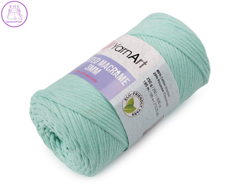 Pletací příze Twisted Macrame 250 g Pletací příze Twisted Macrame 250 g