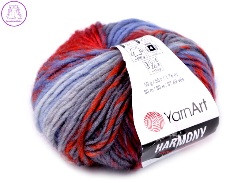 Pletací příze Harmony 50 g Pletací příze Harmony 50 g