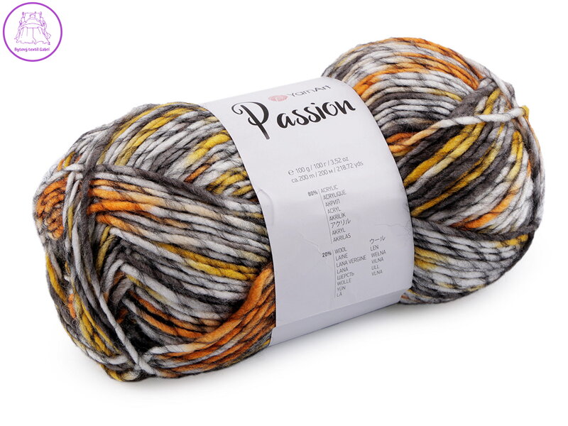 Pletací příze Passion 100 g Pletací příze Passion 100 g