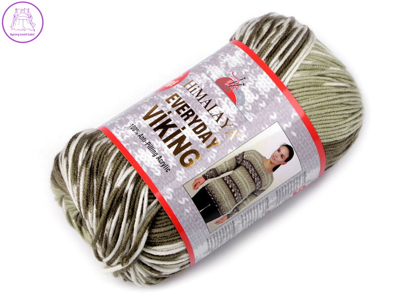 Pletací příze Everyday Viking samovzorovací 100 g