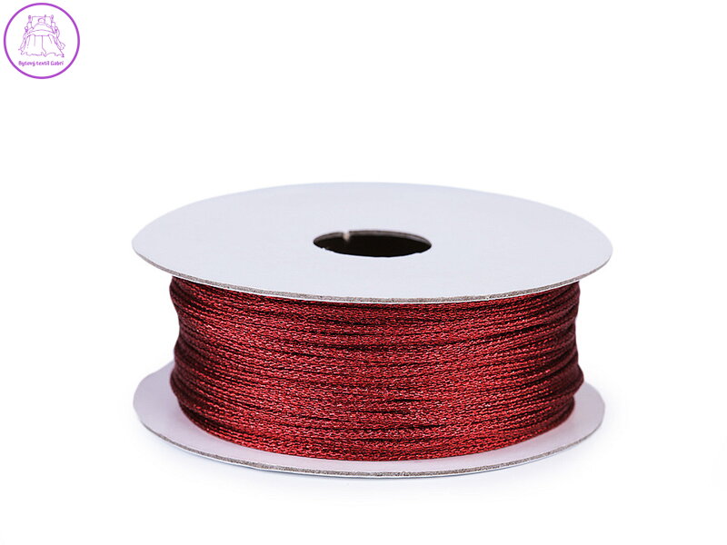 Lurexová šňůrka / provázek Ø1 mm Lurexová šňůrka / provázek Ø1 mm