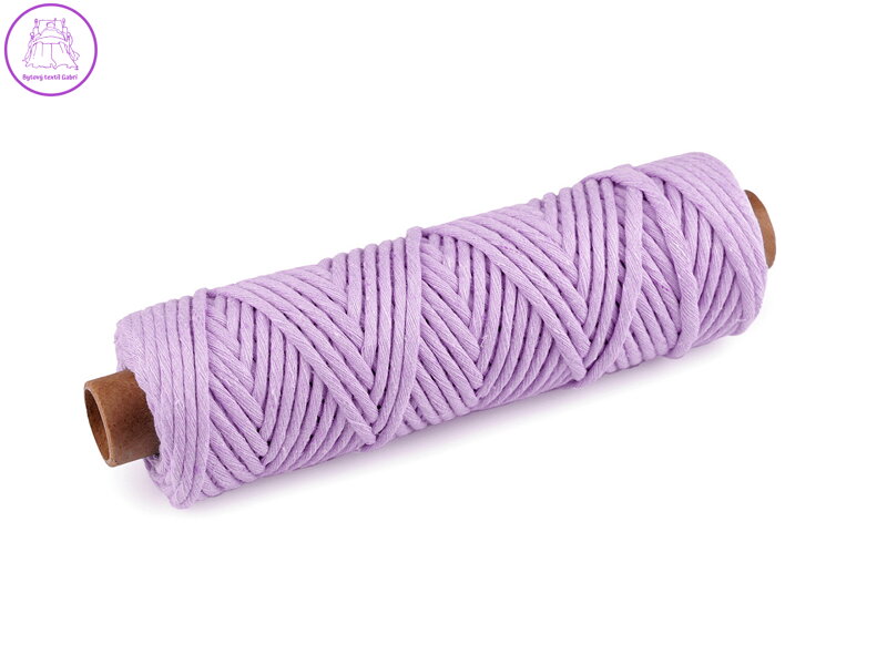 Bavlněná šňůra macrame Ø3 mm