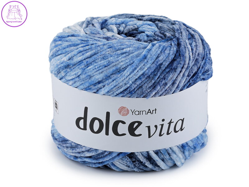 Pletací žinylková příze Dolce Vita 150 g