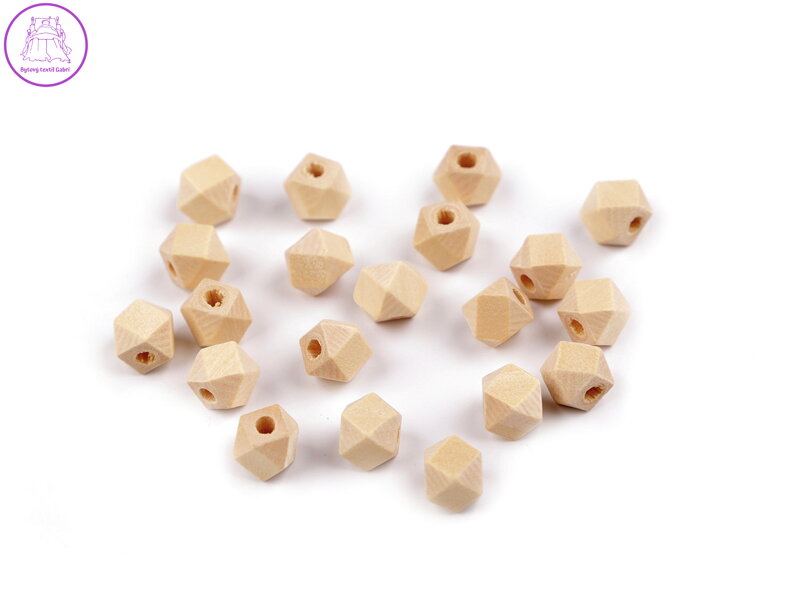 Dřevěné korálky nelakované 8x8 mm Dřevěné korálky nelakované 8x8 mm